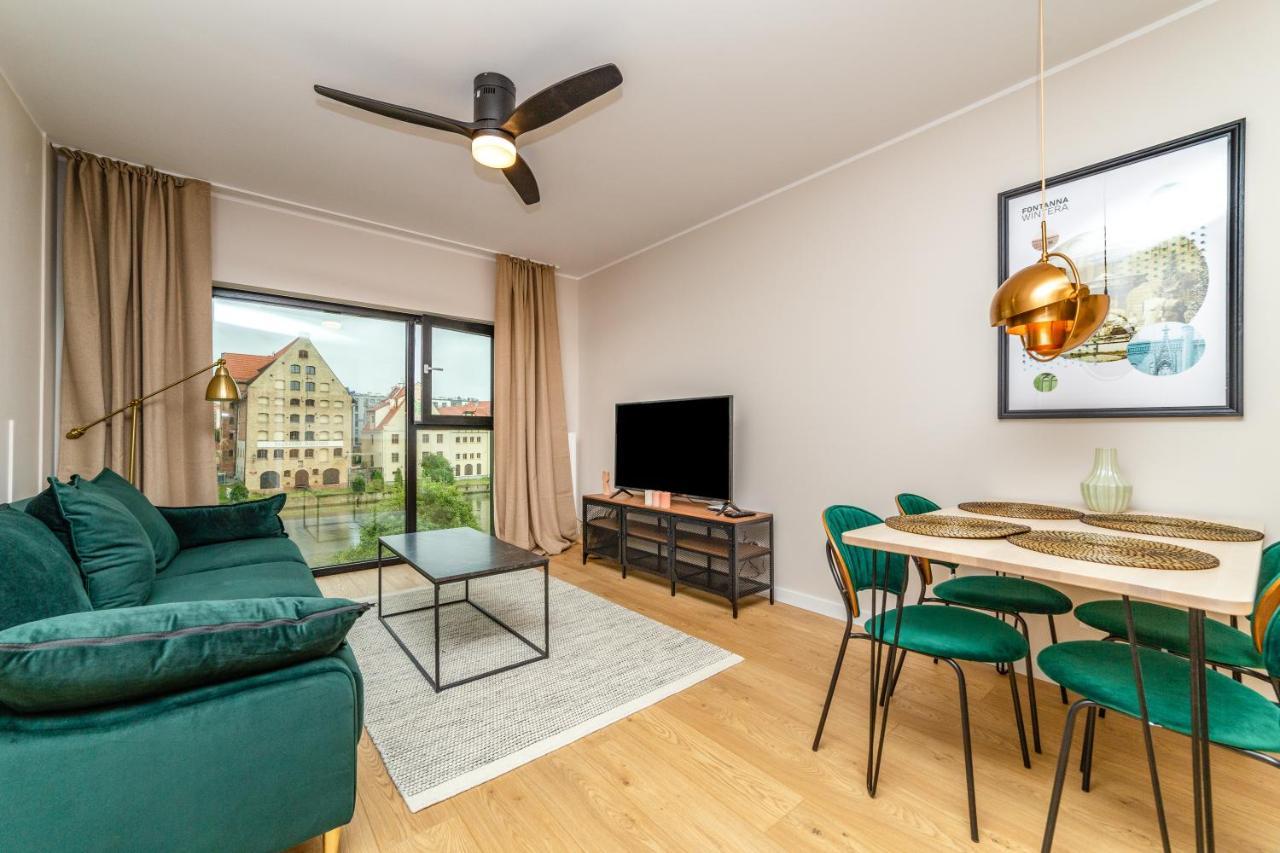Pobookowane River View Apartments Gdansk Exterior photo